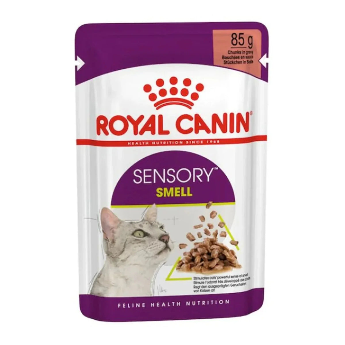 Royal Canin Feline Health Nutrition Sensory Smell Gravy Cat Wet Food - 85g