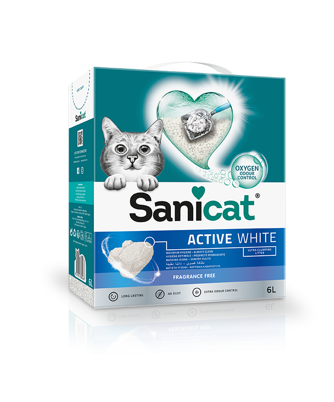 SaniCat Active White Unscented 6 L