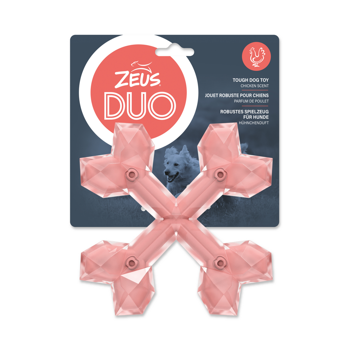 Zeus Duo Cross, Chicken Scent Coral, 15 cm