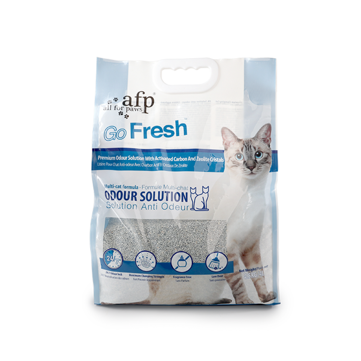 Clumping Cat litter Activated Carbon 4.5 kg