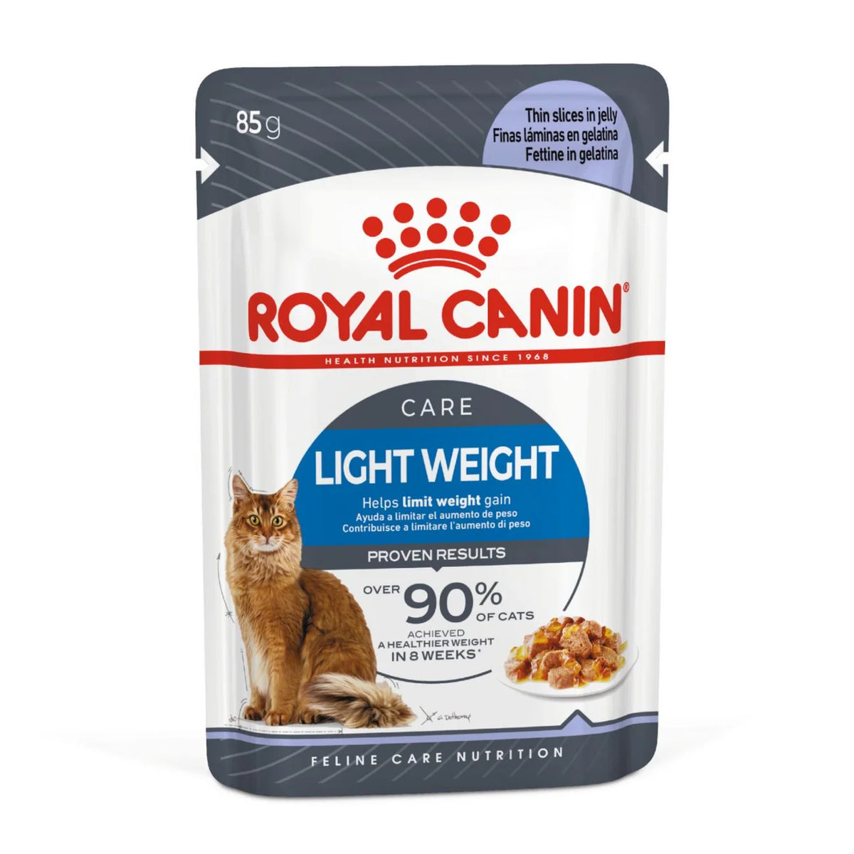 Royal Canin Light Weight Care in Gravy Wet Cat Food 85g Pouch
