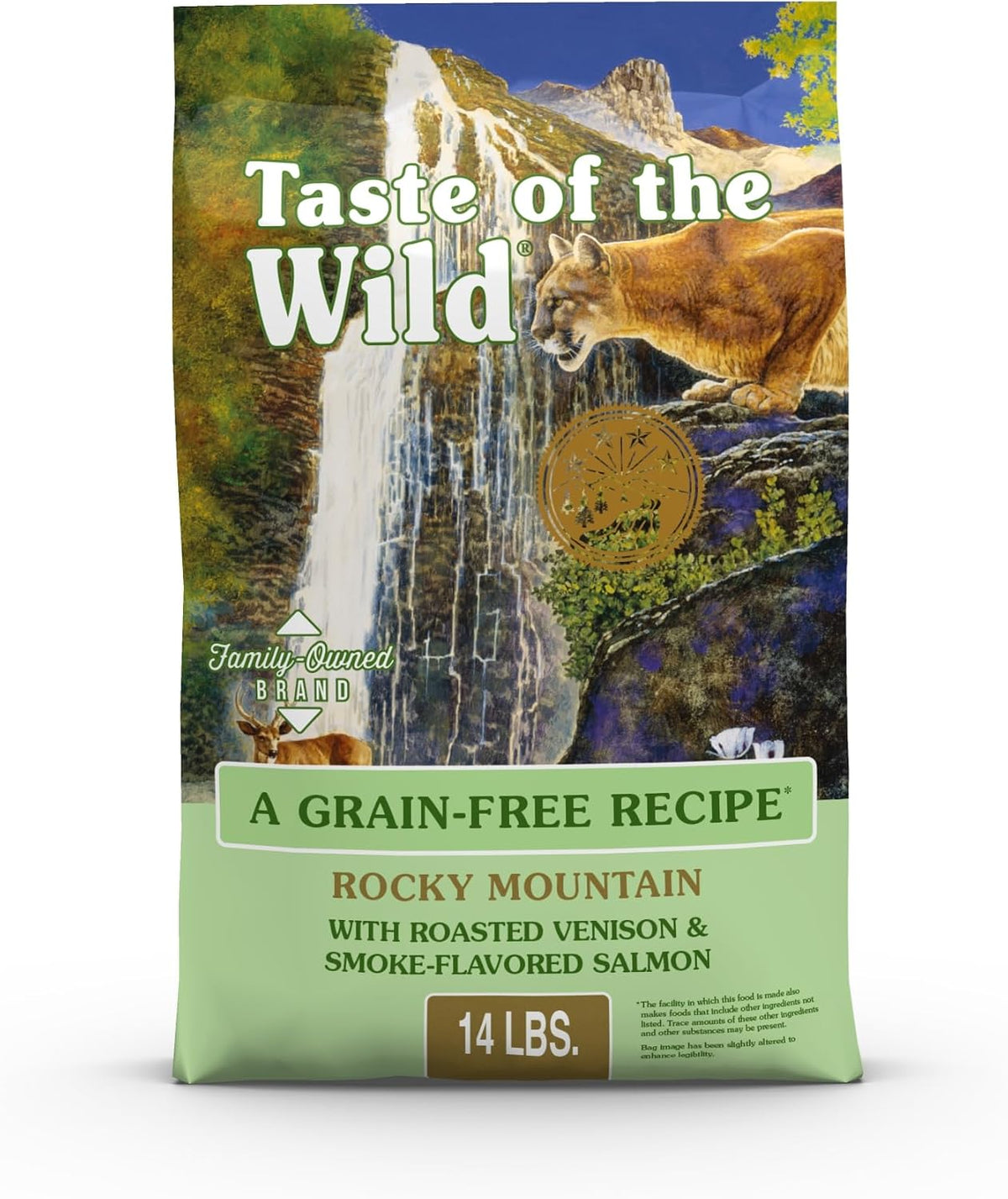 Taste Of The Wild Grain Free High Protein Real Meat Recipe Rocky Mountain Premium Dry Cat Food 6.35Kg