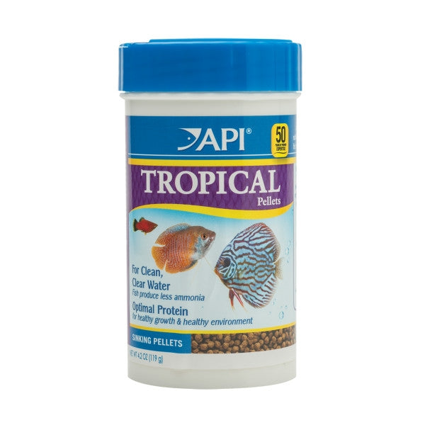API Pellets Tropical Fish Food 1.6 oz
