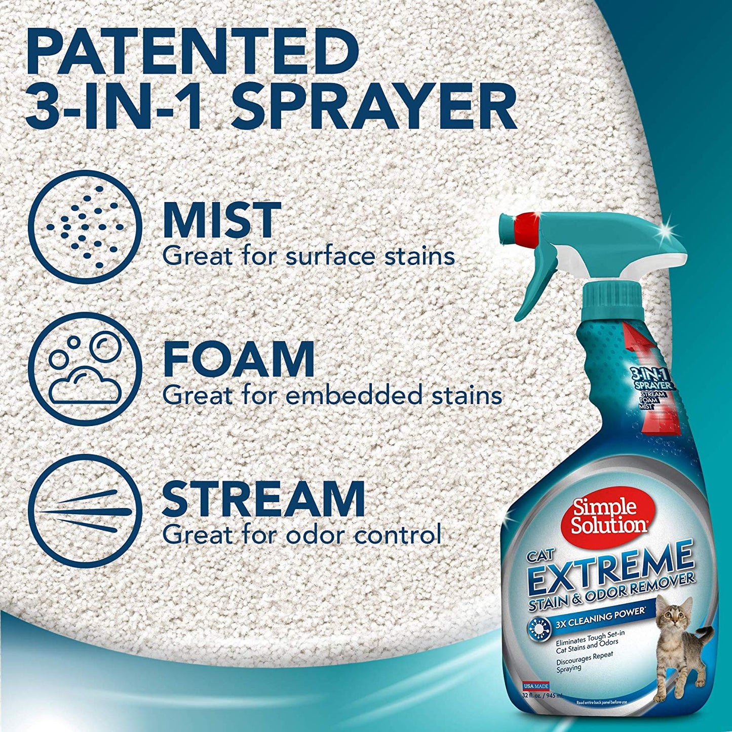 Extreme Cat Stain Odor Remover - 32 OZ