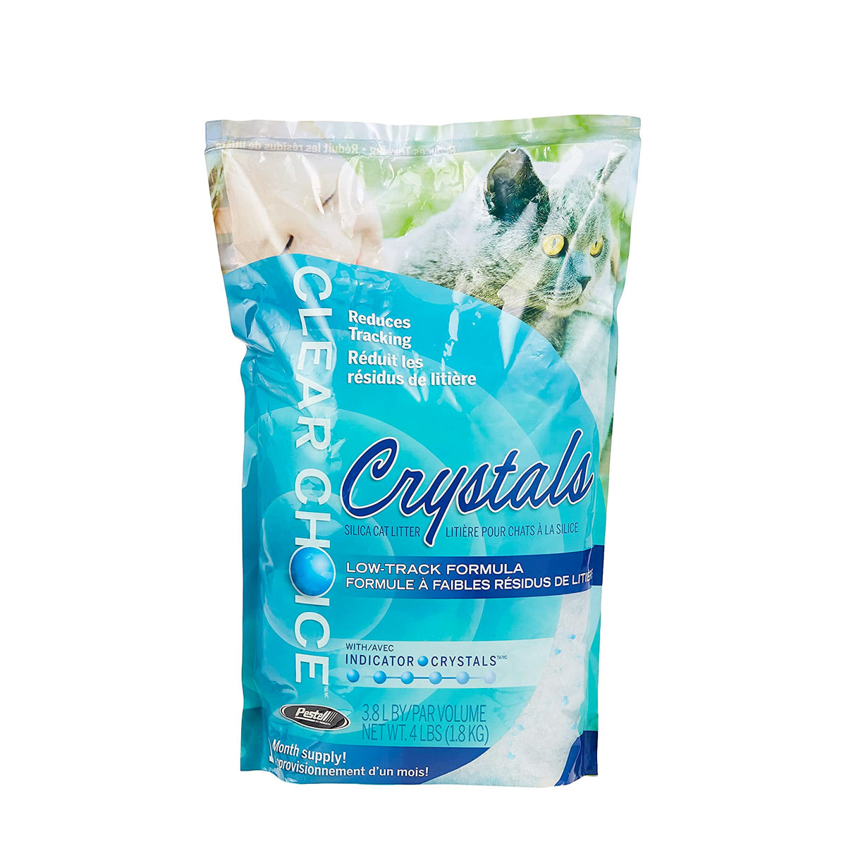 Clear Choice Silica Crystal Cat LItter 3.8L (1.8kg) - 1 Box(8pcs)