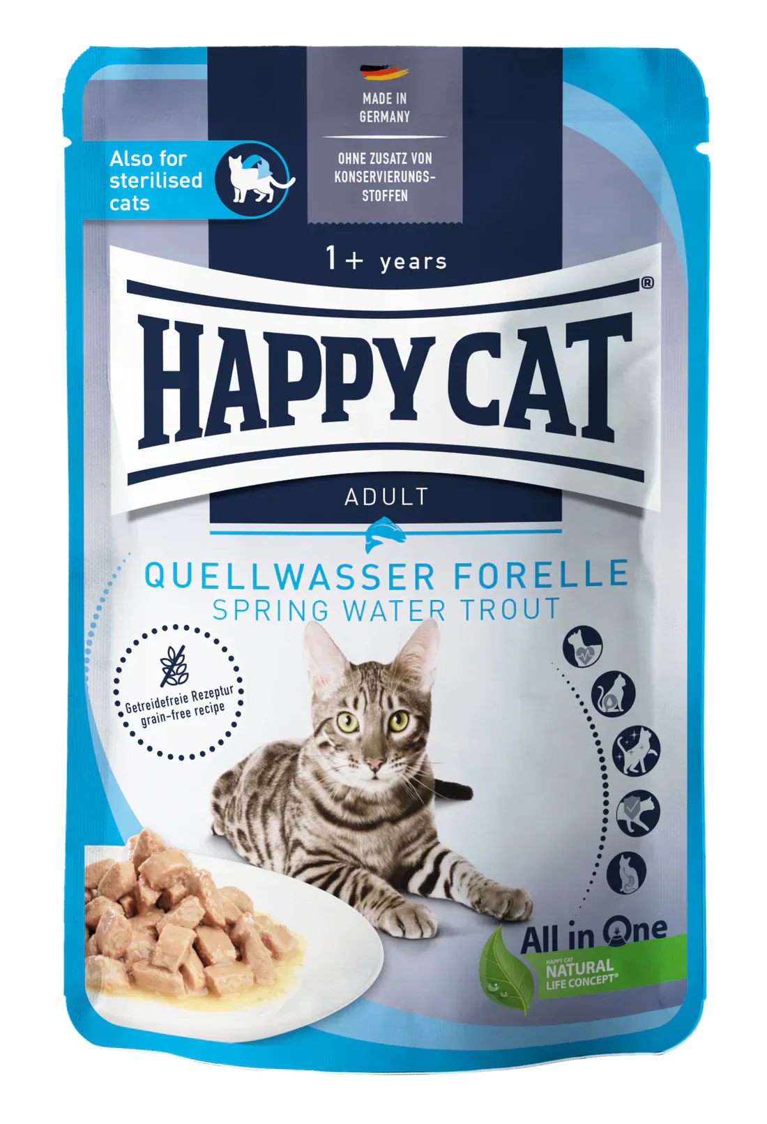Happy Cat MIS Culinary Spring-Water Trout 85 g