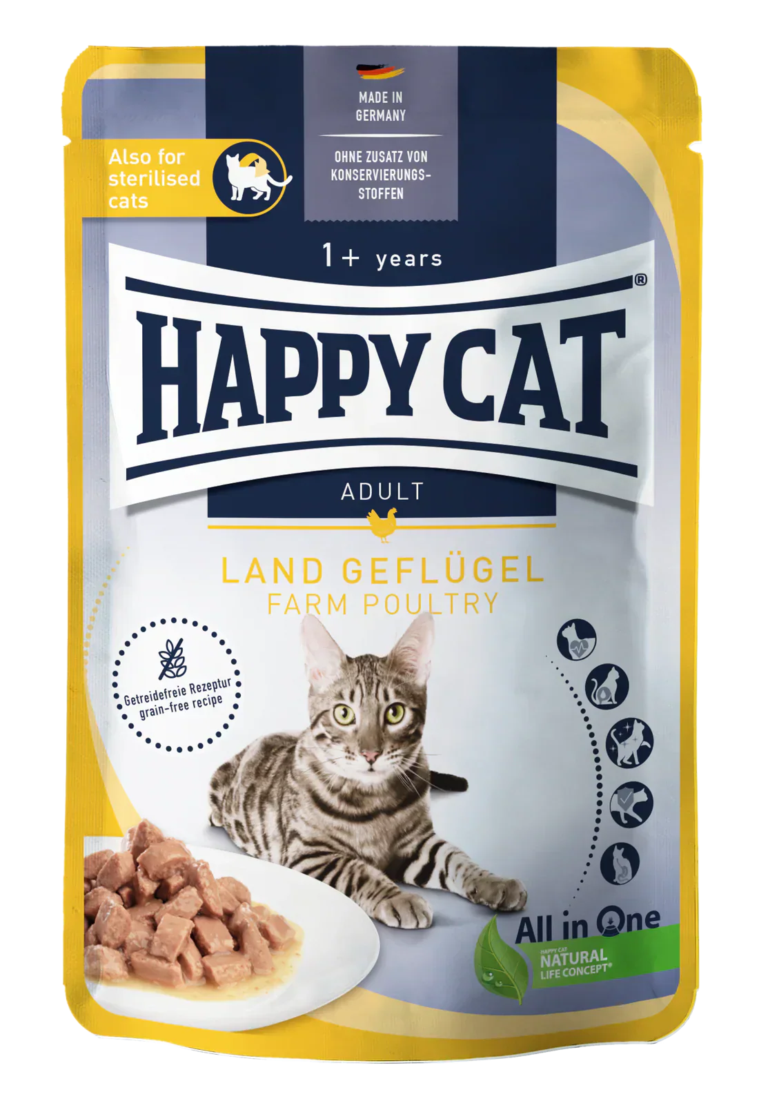 Happy Cat MIS Culinary Land Geflugel (Poultry) 85 g