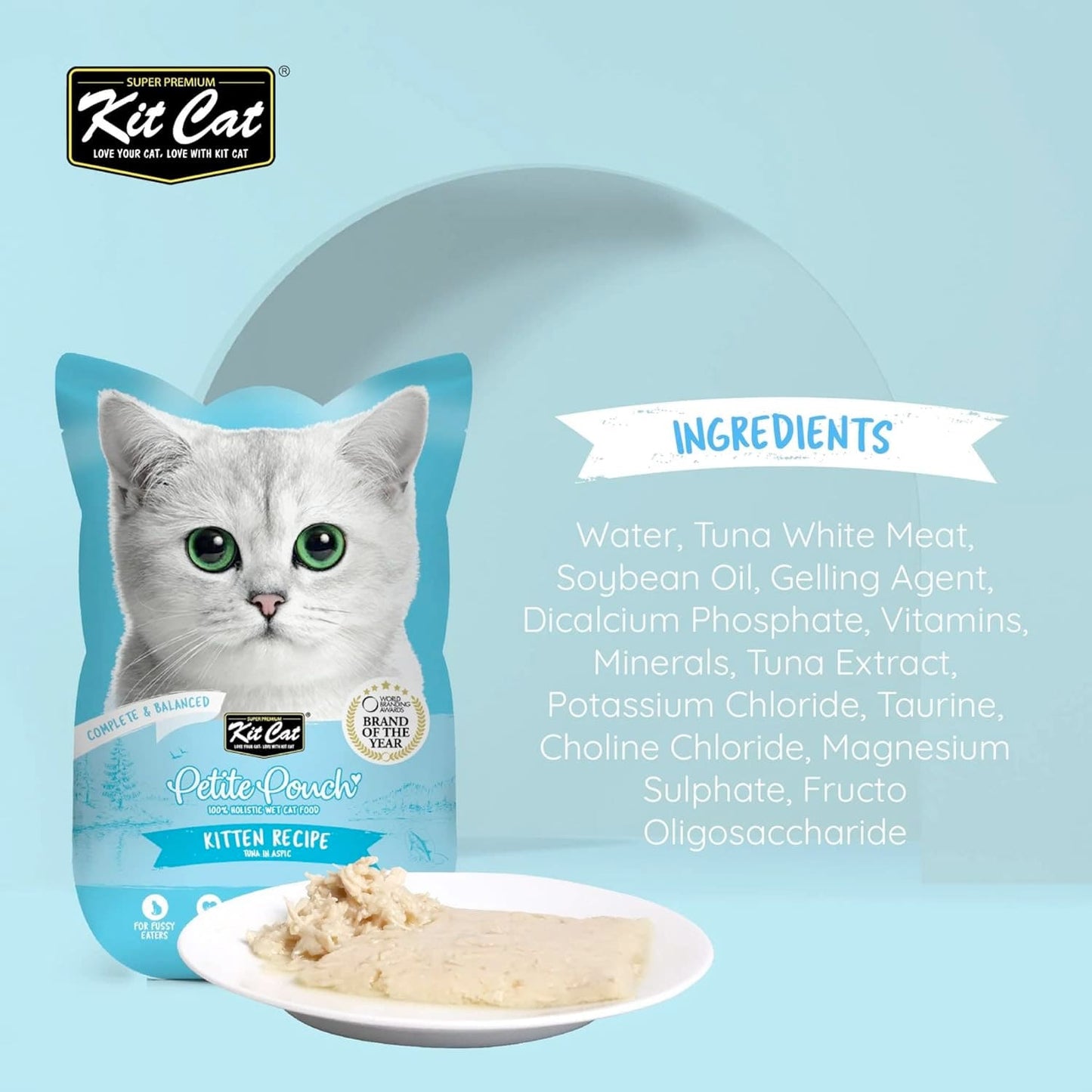 Kit Cat Petite Pouch 70g - Kitten Tuna