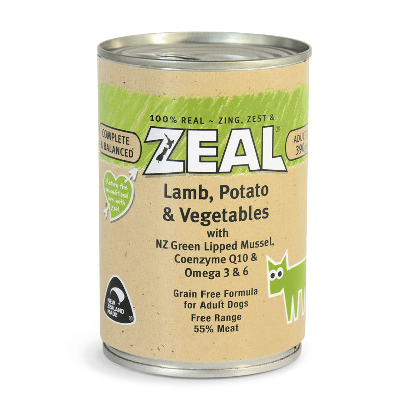 Zeal - Lamb, Potato & Vegetables (390g)