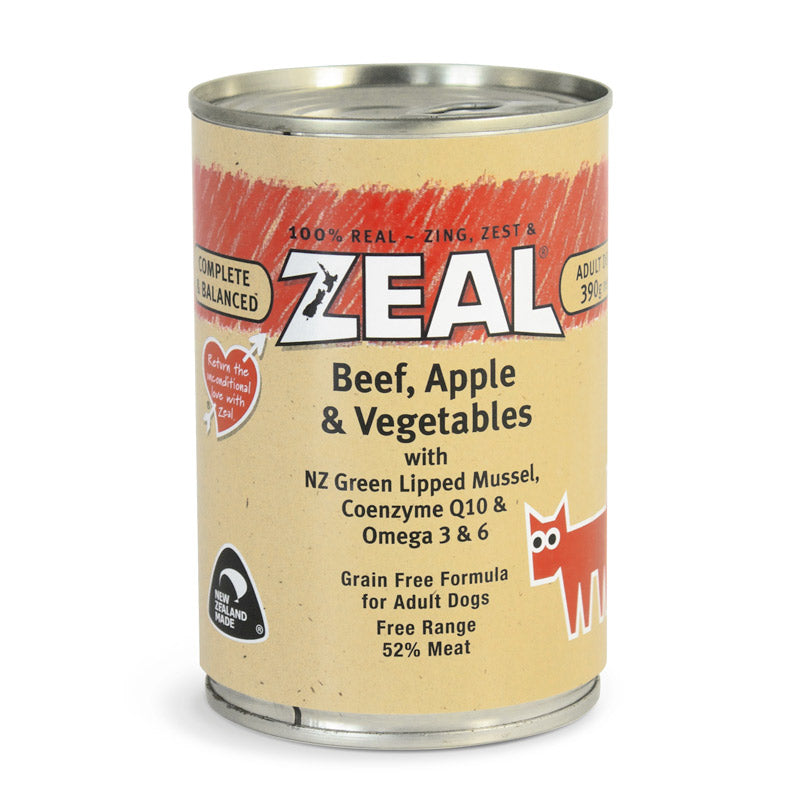 Zeal - Beef, Apple & Vegetables (390g)