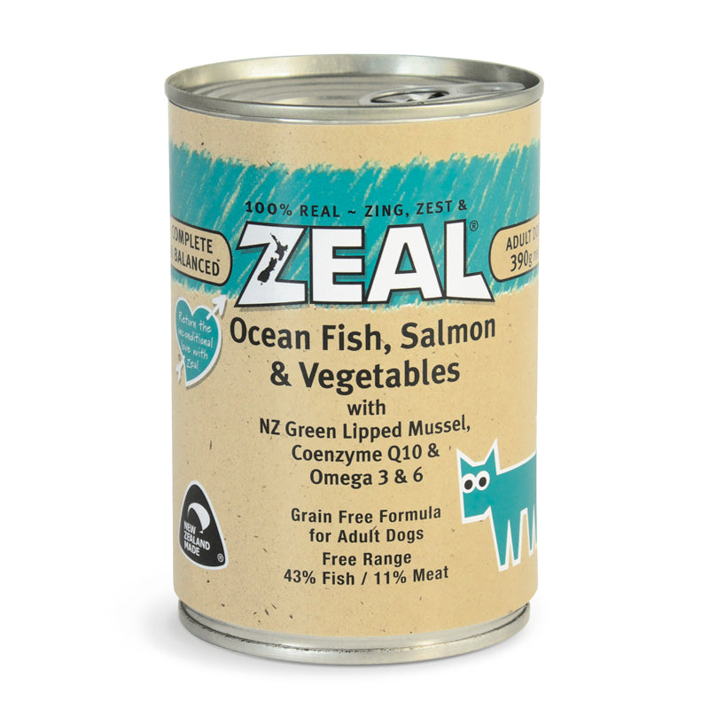 Zeal - Ocean Fish, Salmon & Vegetables (390g)