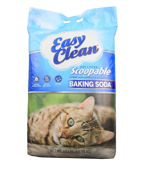 Easy Clean Baking Soda Clumping Cat Litter 18.14KG/NA