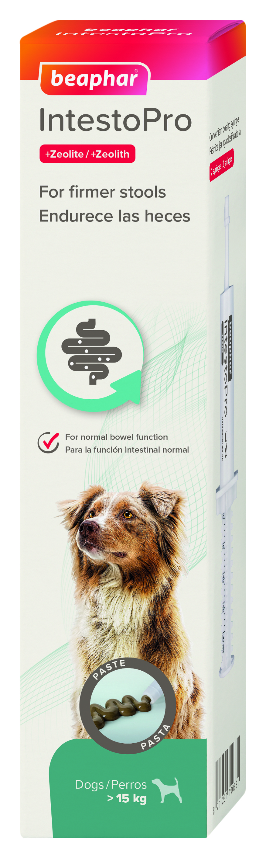 IntestoPro Anti Diarrhea Paste Syringe Large Dog 2 x 20 ml