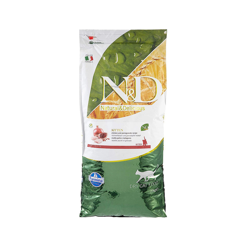Farmina N&D Chicken&Pomegrante Kitten 10Kg