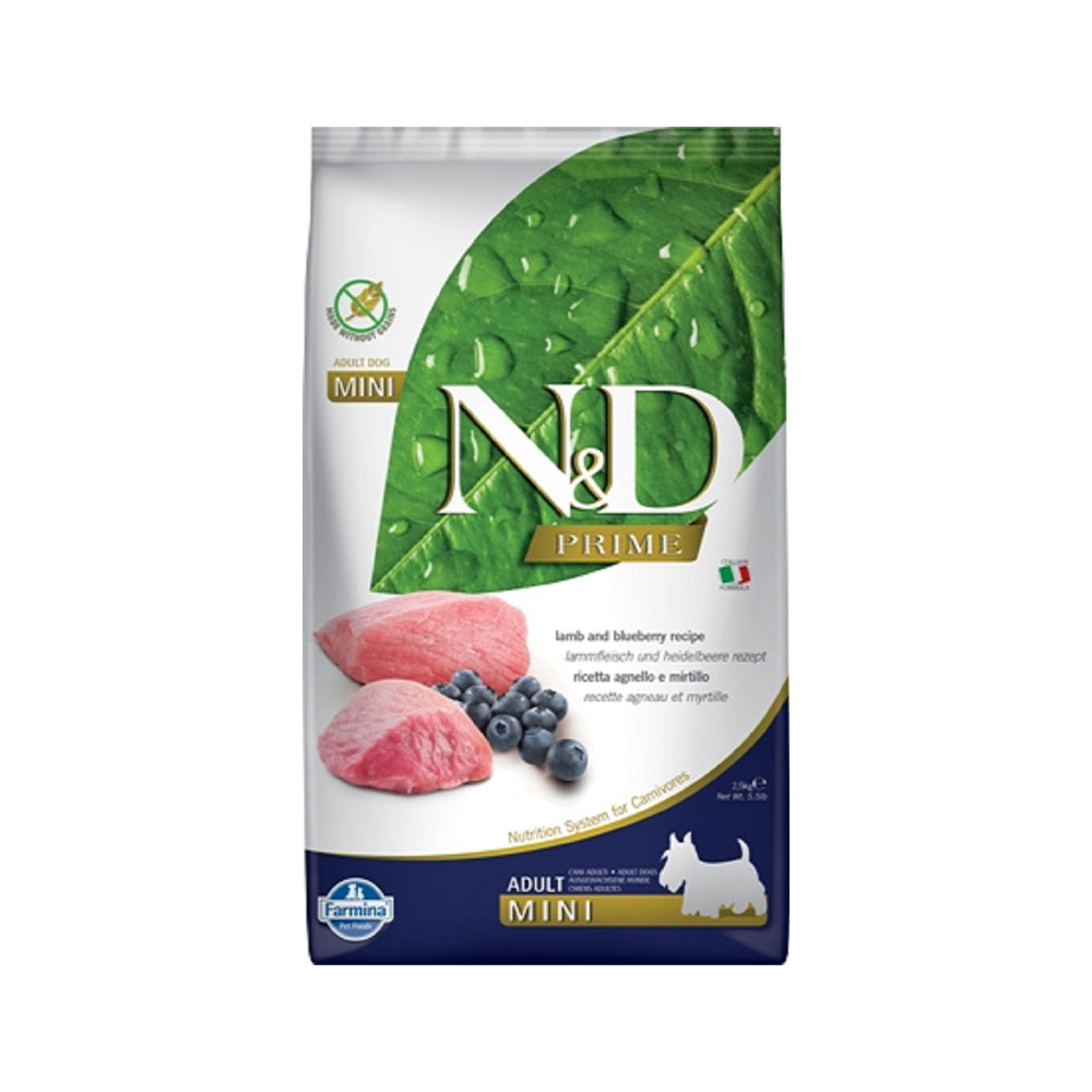Farmina N&D Lamb&Blueberry Adult Dog Mini 2.5Kg