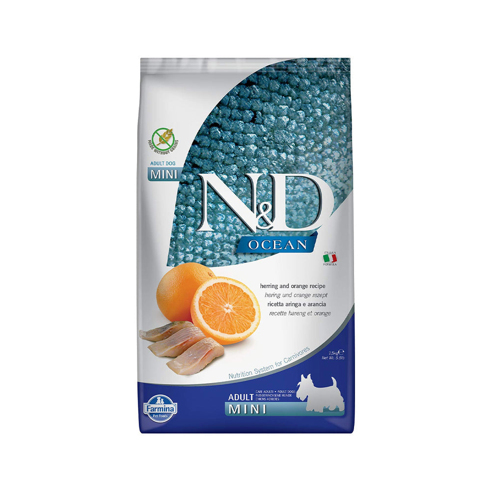Farmina N&D Ocean Dog Herring & Orange Adult Mini 2.5kg