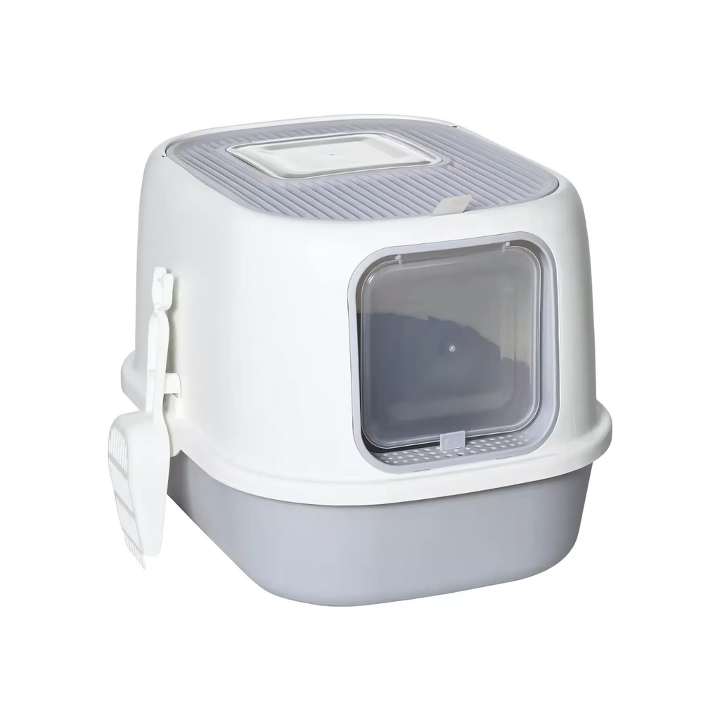 Pado Open Top Cat Litter Box 40*39*52cm-Grey