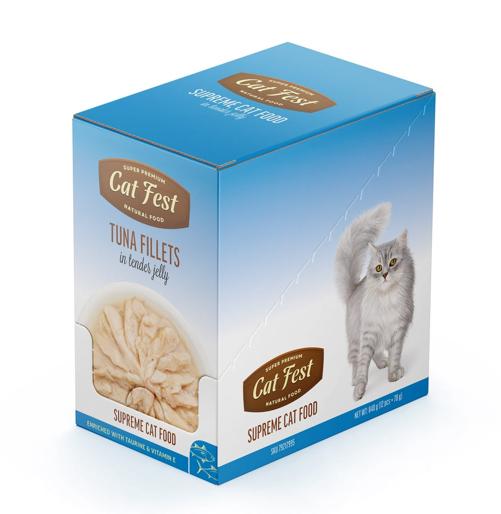 Cat Fest Tuna Fillets In Tender Jelly For Cats 70g