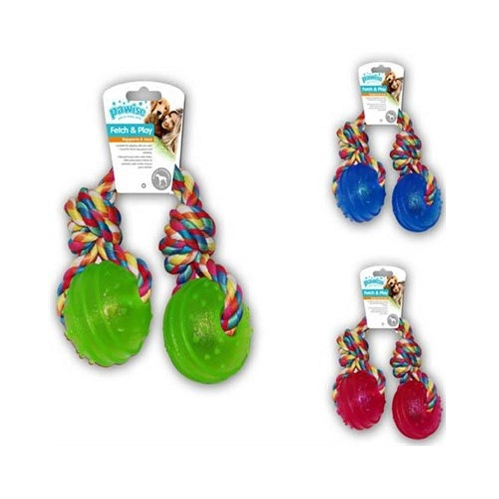 Pawise TPR Ball w/rope handle