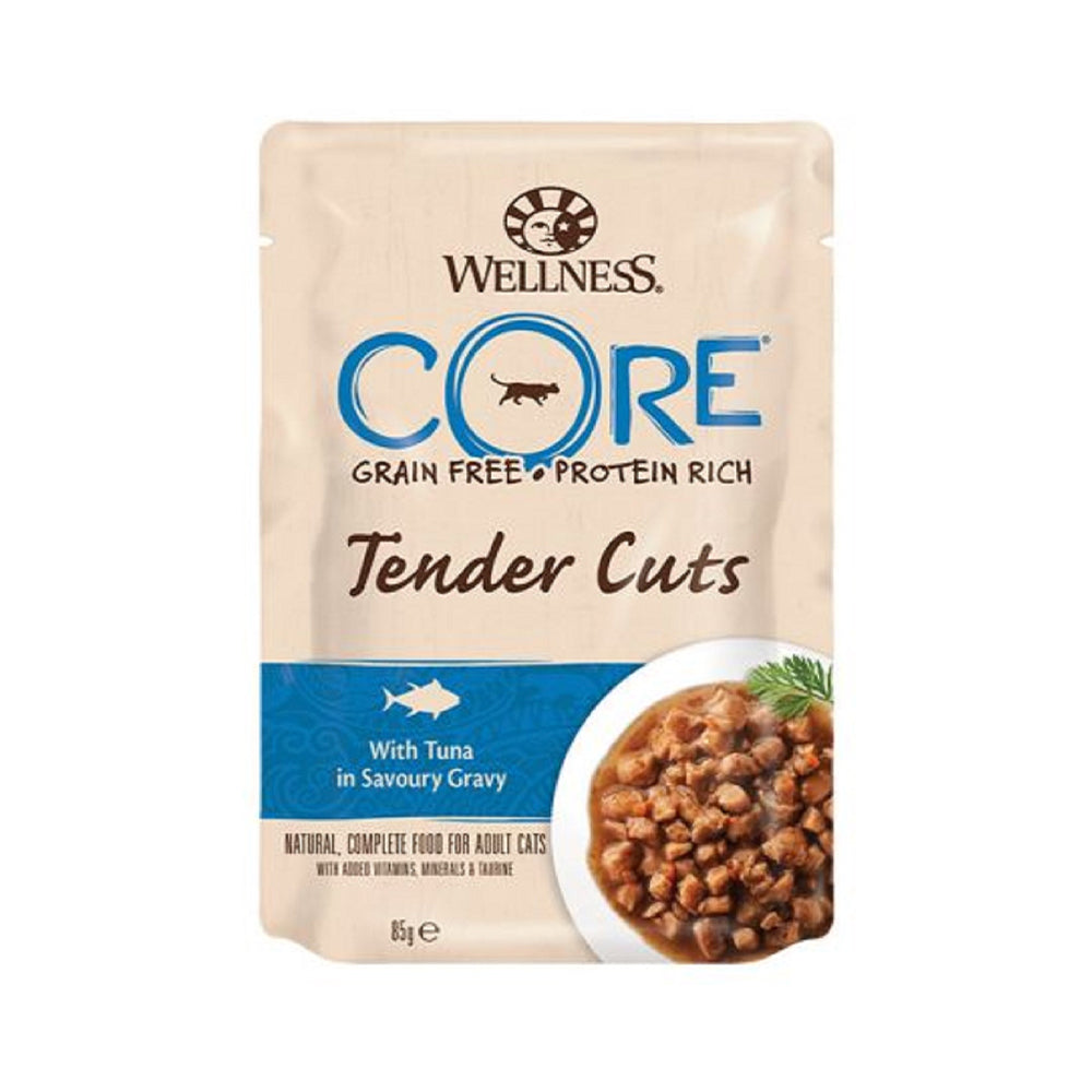 Wellness Core Tender Cuts Tuna Cat 85g 1X24