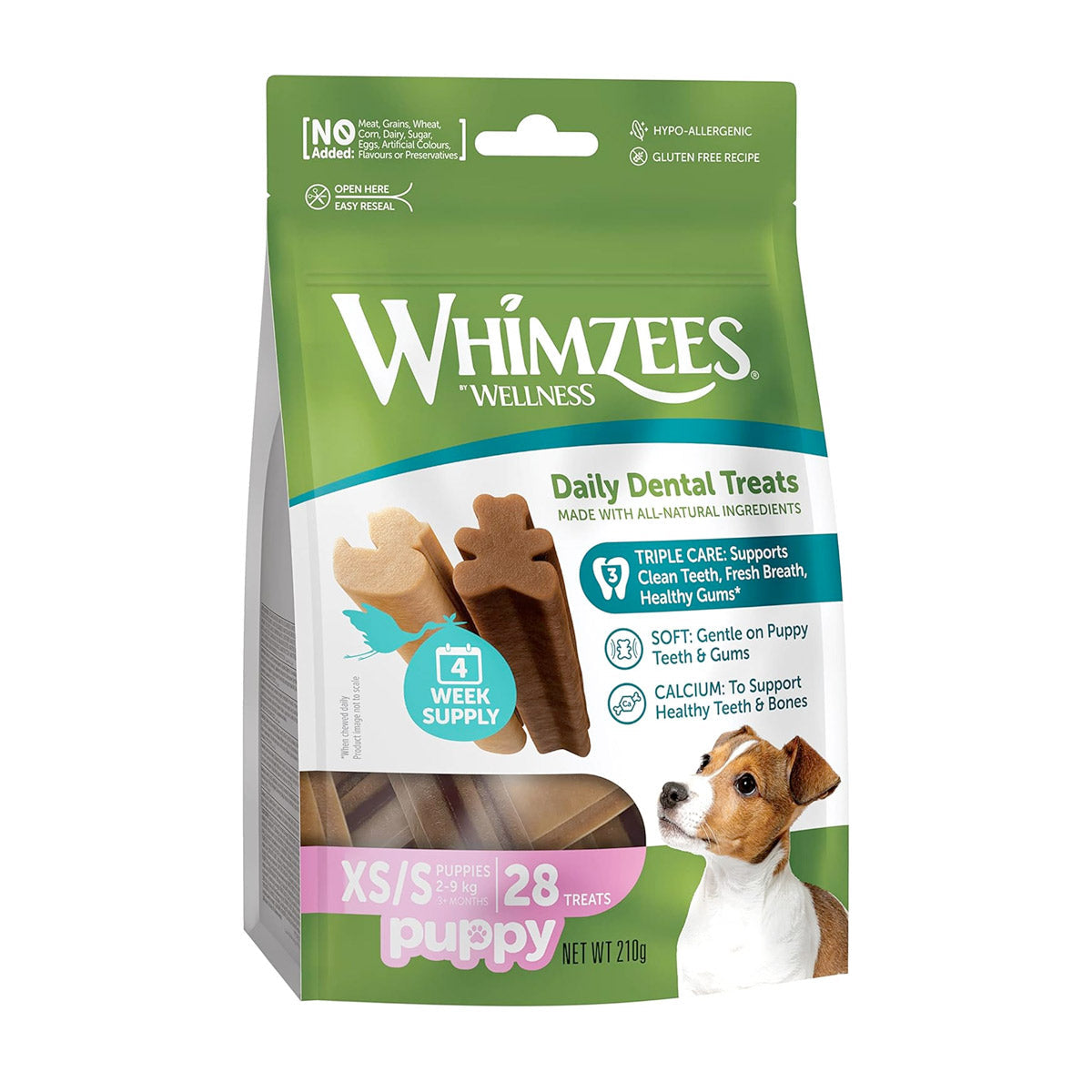 Whimzees Puppy Stix XS/S (28 Pcs) - Crazy Pets