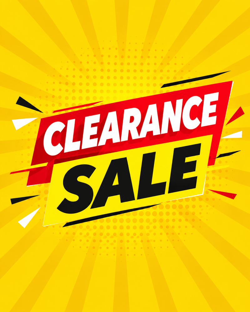 Clearance sale