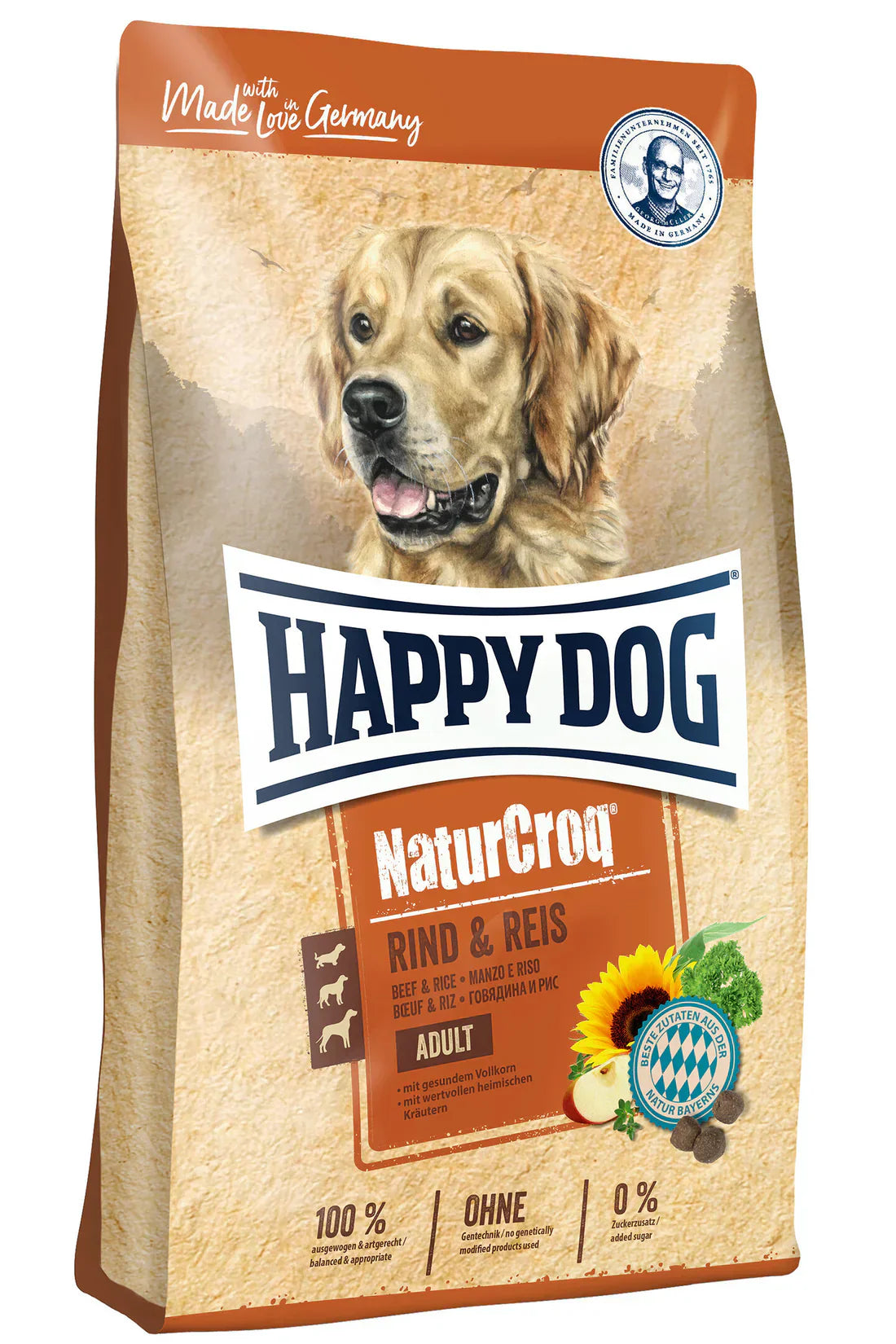 Happy Dog NaturCroq Beef & Rice 15 KG