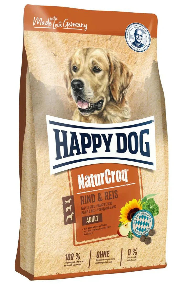 Happy Dog NaturCroq Beef & Rice 15 KG