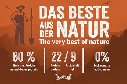 Happy Dog Naturcroq Rind & Reis 11KG