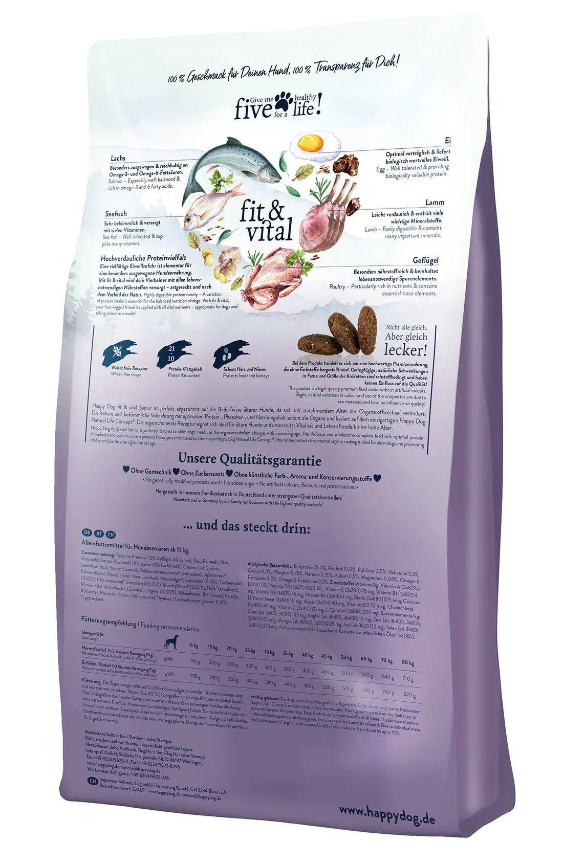 Happy Dog Supreme Fit & Vital Senior 1 KG