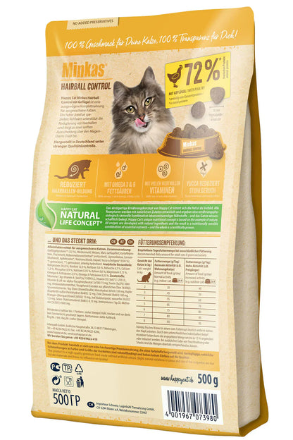 Happy Cat Minkas Hairball Control 1.5 kg