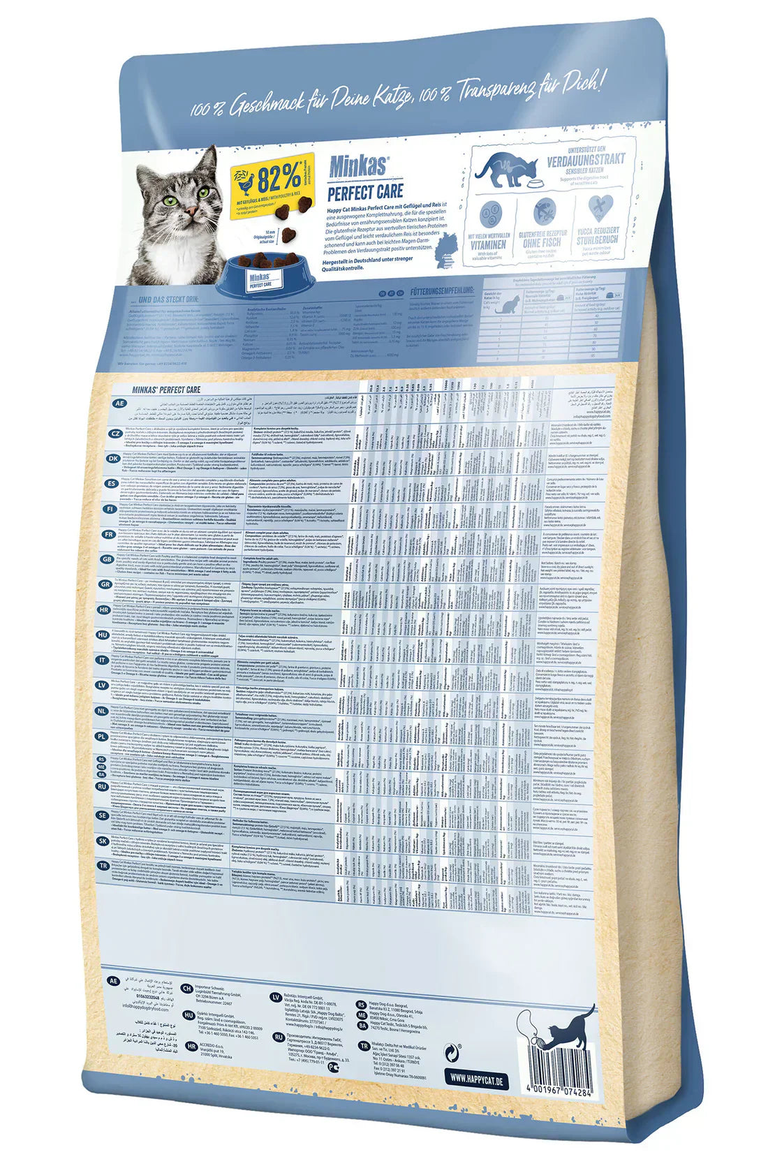 Happy Cat Minkas Perfect Care Poultry & Rice/ 0.5 kg