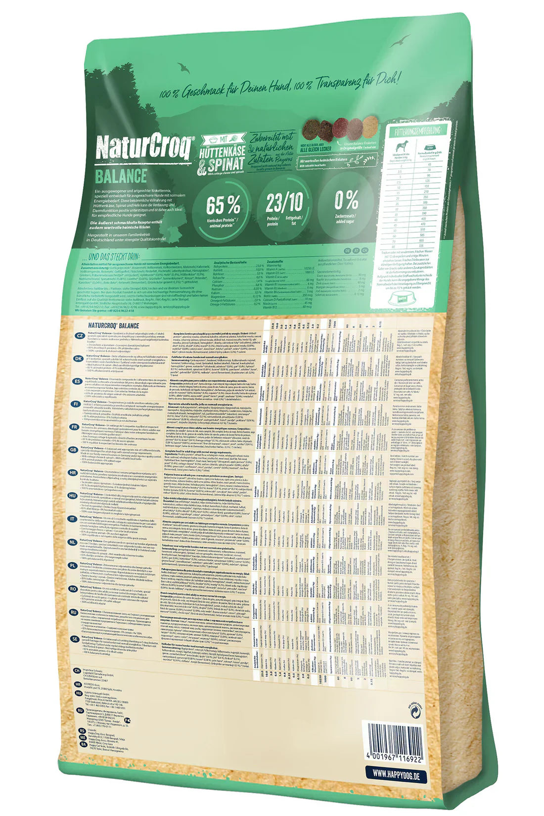 Happy Dog Naturcroq Balance 15 KG