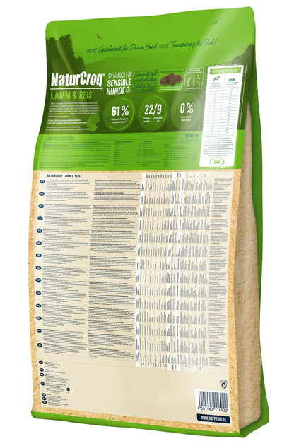 Happy Dog NaturCroq Lamb & Rice 4 KG