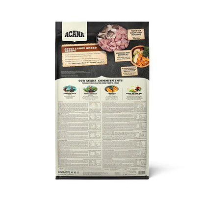 Acana Adult Large Breed Recipe Dry Dog Food - 11.4KG