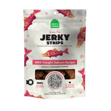 Open Farm Grain Free Jerky Strips Wild Caught Salmon Dog Treat - 158G