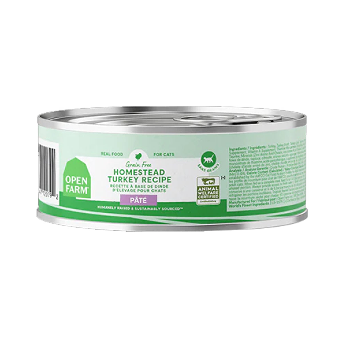 Open Farm Homestead Turkey Pate Wet Cat Food - 150G