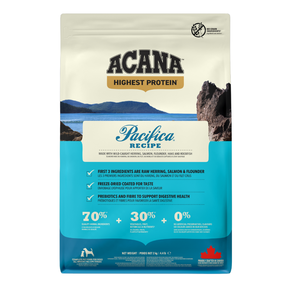 Acana Highest Protein Pacifica Recipe Dry Dog Food - 2KG