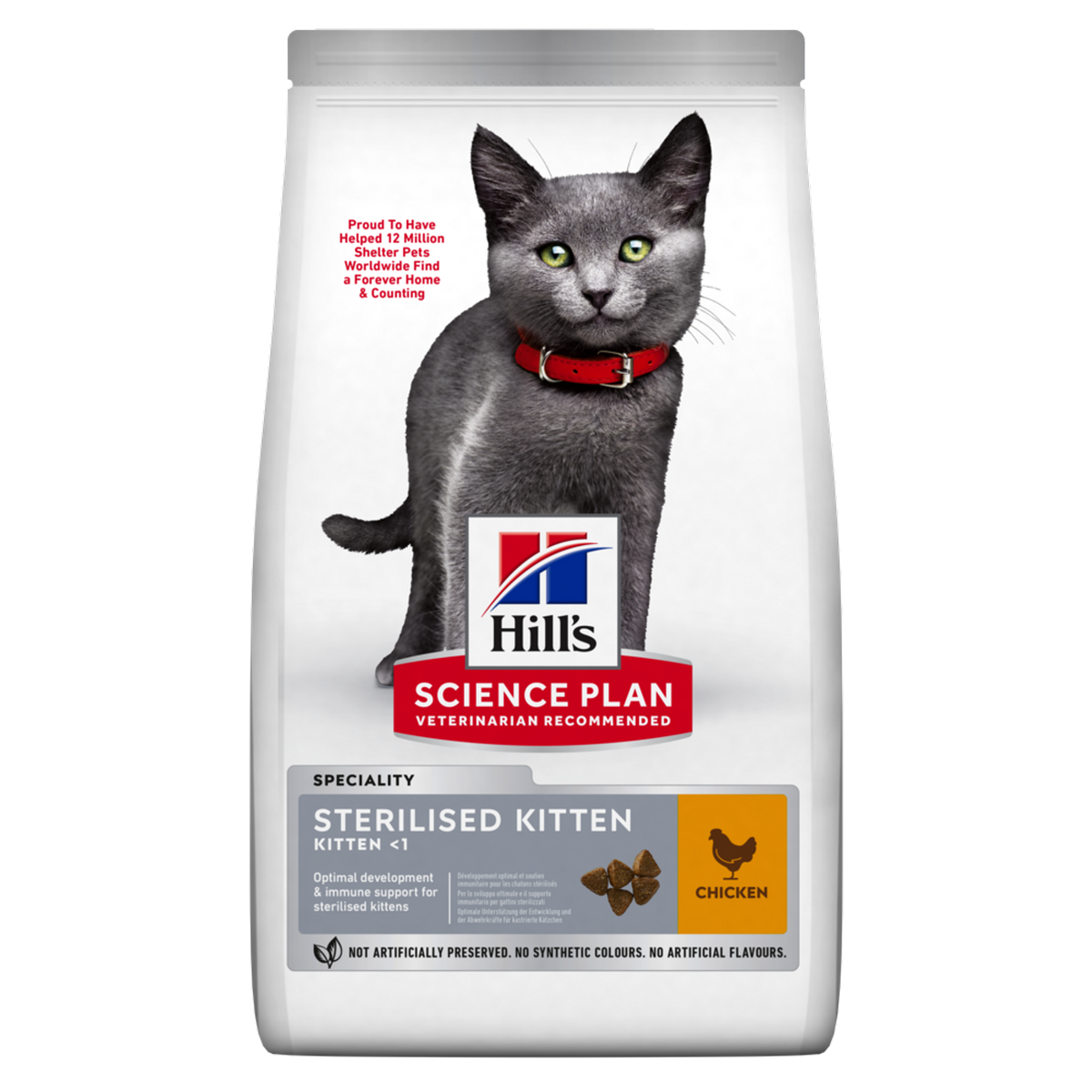 HillÃƒÆ’Ã‚Â¢ÃƒÂ¢Ã¢â‚¬Å¡Ã‚Â¬ÃƒÂ¢Ã¢â‚¬Å¾Ã‚Â¢s Science Plan Sterilised Kitten Food with Chicken (1.5kg)