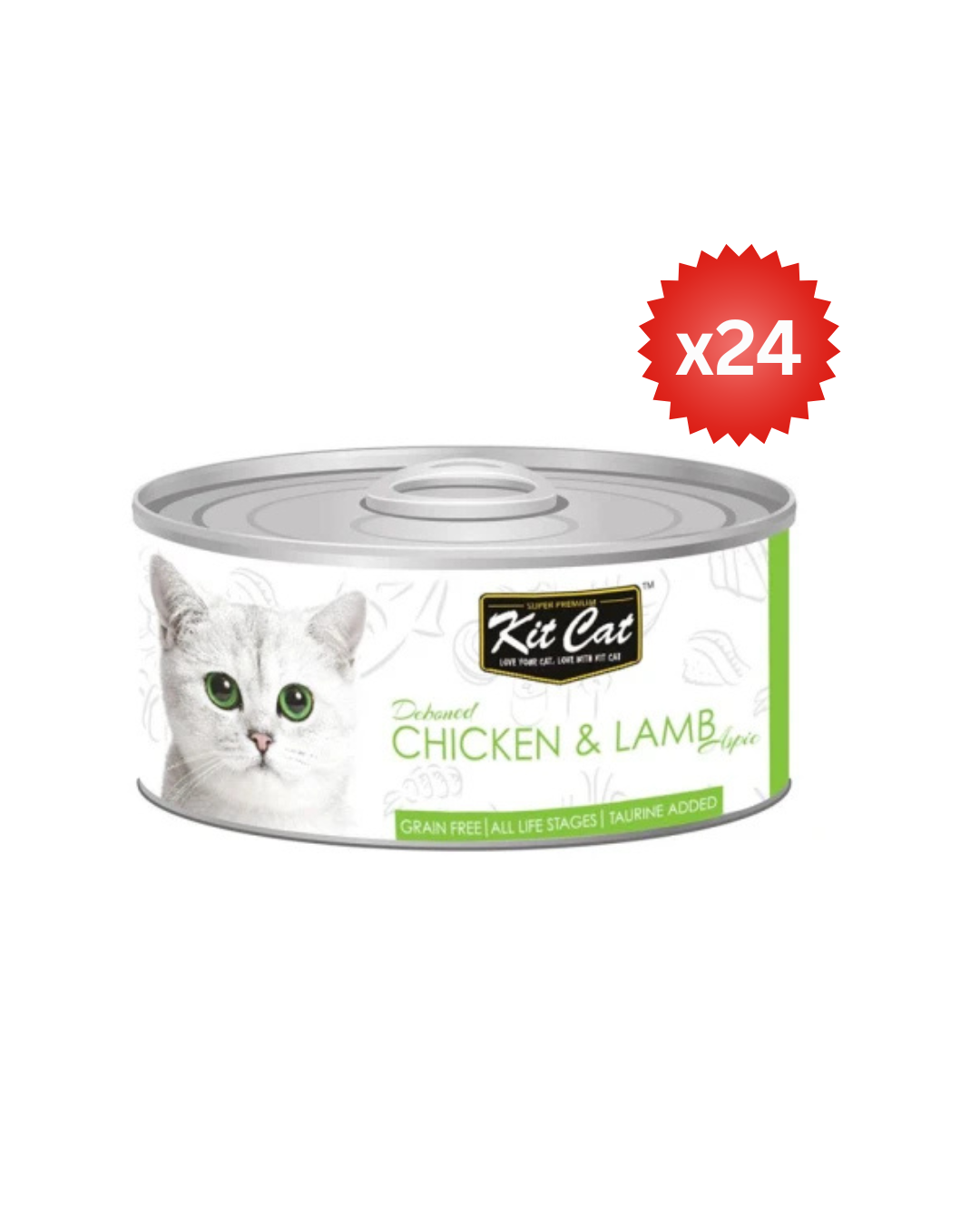 Kit Cat Chicken &; Lamb 80g ( Box -24pcs)