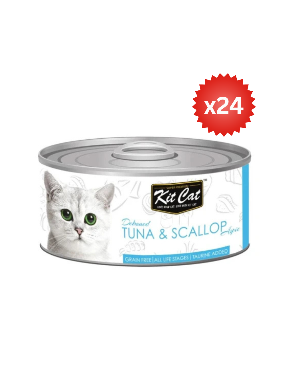 Kit Cat Tuna & Scallop 80g ( Box -24pcs)