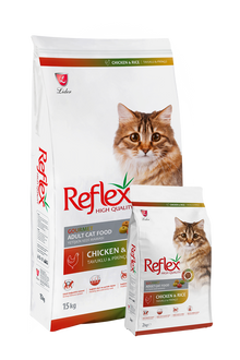 Reflex Adult Cat Food Gourmet Chicken & Rice 15 Kg