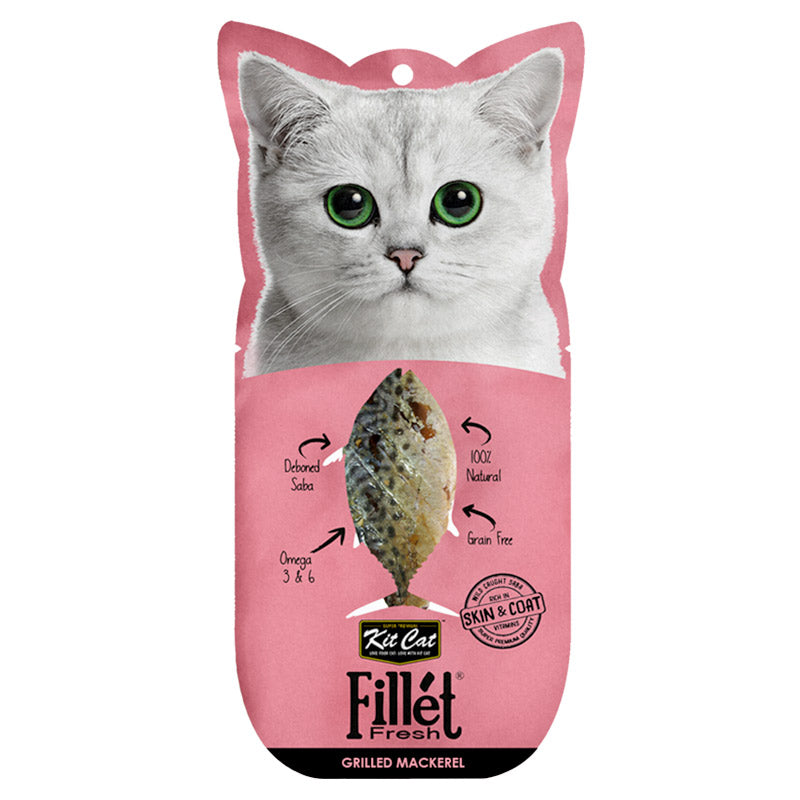 Kit Cat Fillet Fresh Treats with Grilled Mackerel