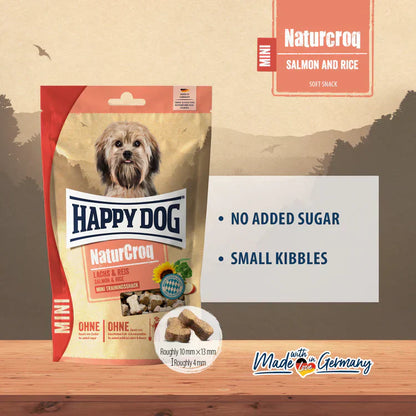 Happy Dog NaturCroq Mini Lachs (Salmon) Snack 0.1 KG
