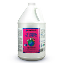 earthbath® 2-in-1 Conditioning Cat Shampoo, Light Wild Cherry, Extra Gentle Conditioning Formula, 128 oz (1 Gallon)