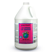 earthbathÂ® 2-in-1 Conditioning Cat Shampoo, Light Wild Cherry, Extra Gentle Conditioning Formula, 128 oz (1 Gallon)