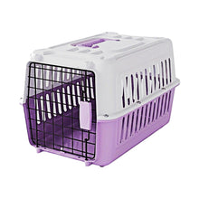 Cozy Paws Premium Plastic Pet Carrier ÃƒÆ’Ã‚Â¢ÃƒÂ¢Ã¢â‚¬Å¡Ã‚Â¬ÃƒÂ¢Ã¢â€šÂ¬Ã…â€œ Purple with Beige Top, Metal Door Secure Travel Crate for Small Pets ÃƒÆ’Ã‚Â¢ÃƒÂ¢Ã¢â‚¬Å¡Ã‚Â¬ÃƒÂ¢Ã¢â€šÂ¬Ã…â€œ 44 x 31 x 27 cm, Ventilated Lightweight Portable Pet Carrier