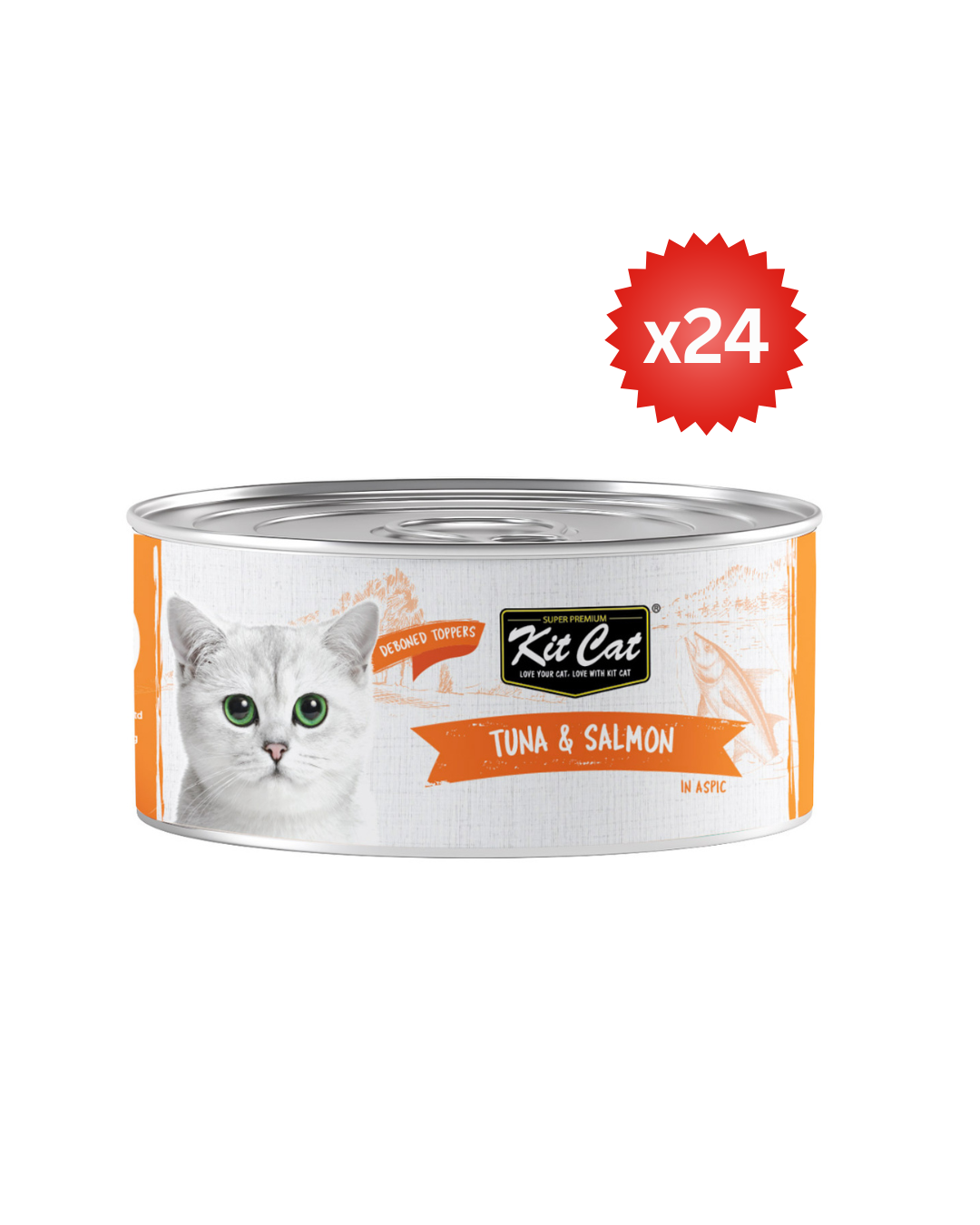 Kit Cat Tuna & Salmon 80g ( Box -24pcs)