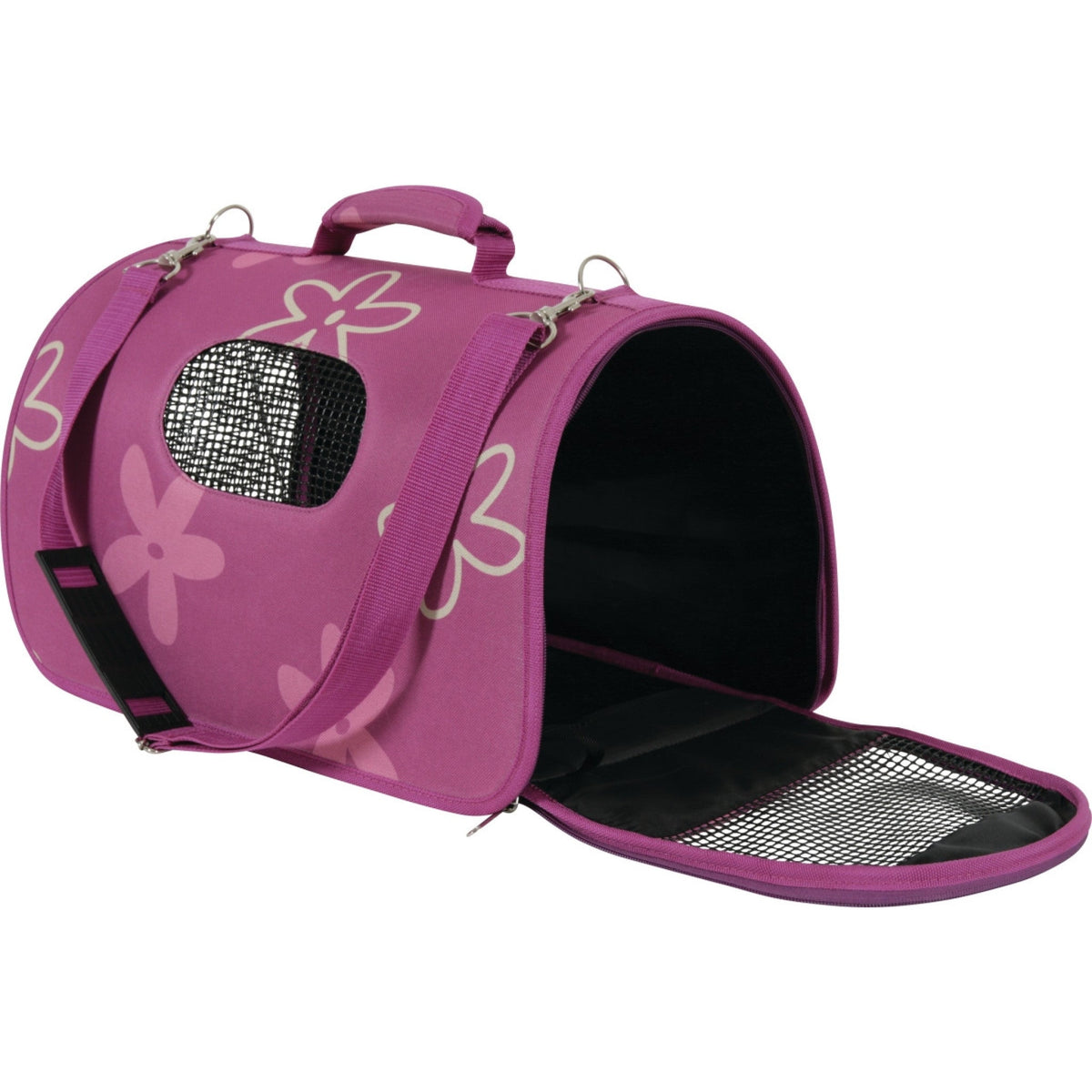 Pet Carrier Flower Plum, Medium