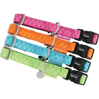 Macleather Adjustable Collar Orange, 10 mm